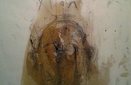 Untitled, 2011, mixed media on paper, 48X34 cm.
