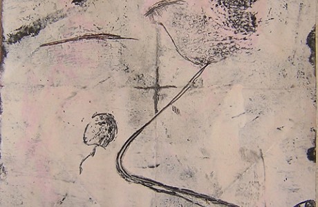 Untitled, 2012, mixed media on paper, 18x18 cm.