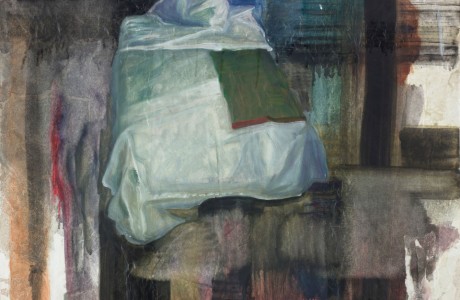 Irmi Adani, 2004, Afternoon, Oil on silk, 50x70 cm.