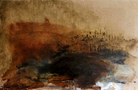 Untitled, 2018, oil on linen, 45x71 cm