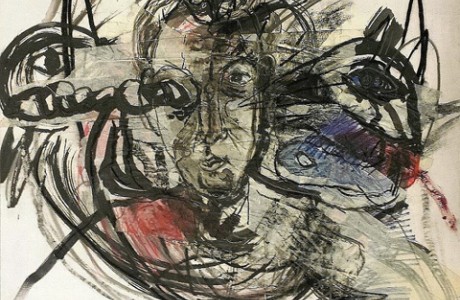 Assaf Rahat, Untitled, 41X50 cm. mixed media on paper