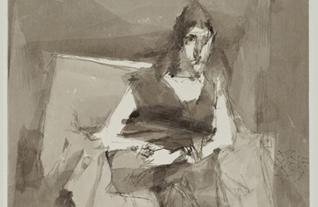 Untitled, 1989, mixed media on paper, 32x36 cm.