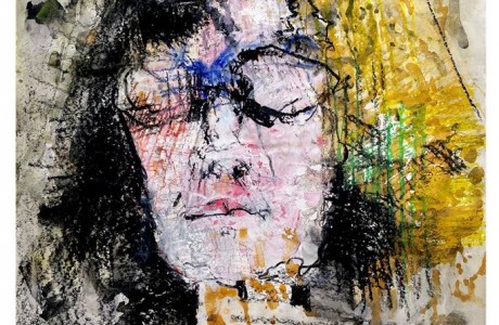 Hannah Levy, Self-Portrait, 1980, mixed media on paper