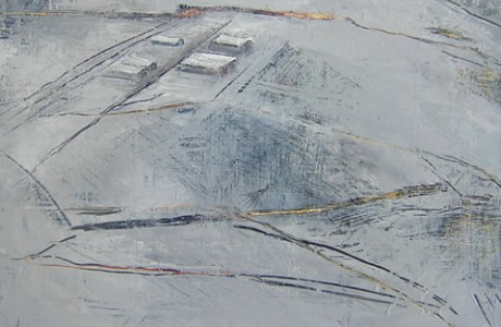 Untitled, 2008, oil on plywood.