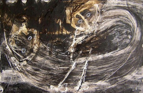 Untitled, 2012, mixed media on pape , 15x21 cm.