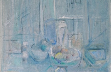 Uri Stettner, oil on canvas, 73X60 cm