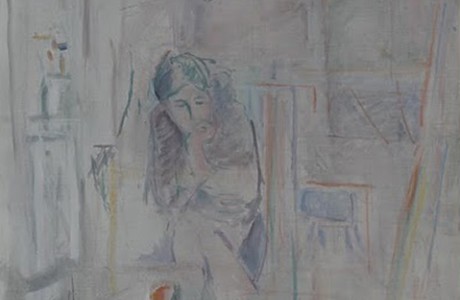 uri stettner, Untitled, 1989, oil on canvas, 74X83 cm.