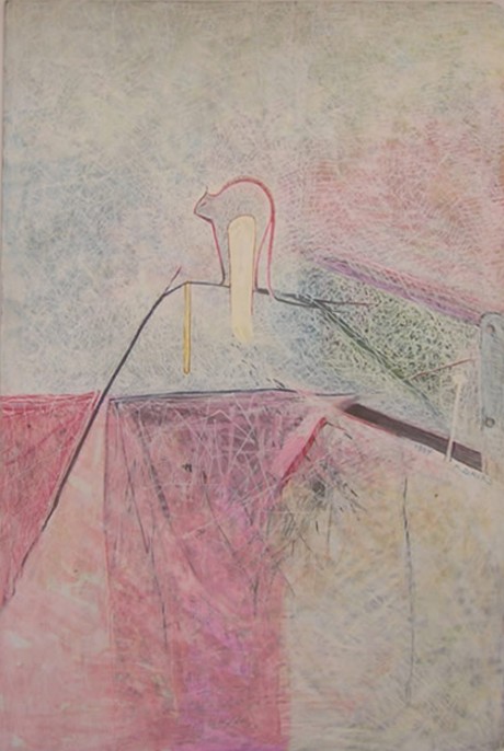 Untitled, 35x24 cm, pastel on cardboard, 1984