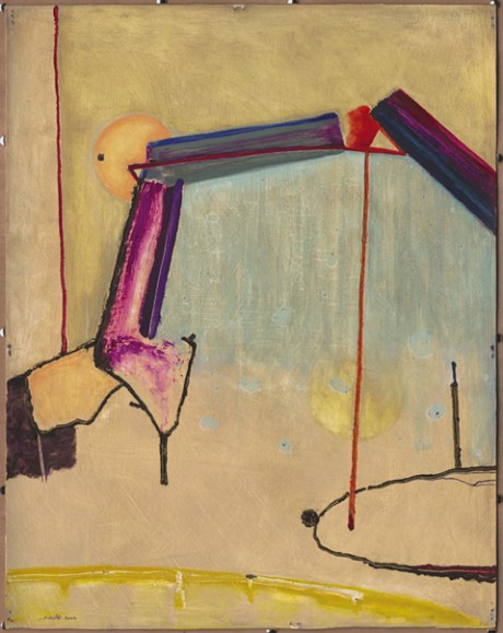 ללא כותרת, 79x62 ס"מ, שמן ועפרונות על קרטון, 2008