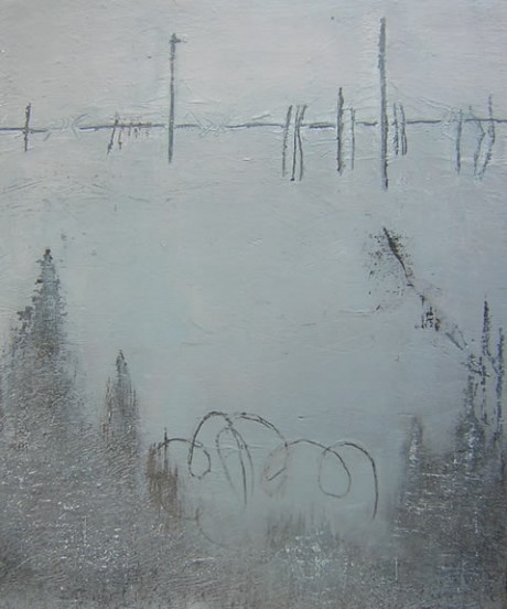 ללא כותרת, שמן על עץ לבוד, 2008