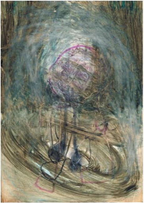 לא כותרת, 29x21 ס"מ, טכניקה מעורבת על נייר, 2014